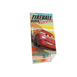 Toalla de playa Cars Rayo McQueen 100% algodon 70x140 cm WD20194