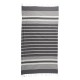 Fouta Jacquard 100x200 cm 70% algodón 30 % polièster gris