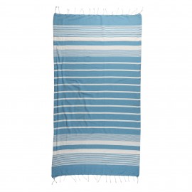 Fouta Jacquard 140x200 cm 70% algodón 30 % polièster turquesa