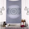 Fouta estampado 140x210 cm 100% algodón Mandala negro