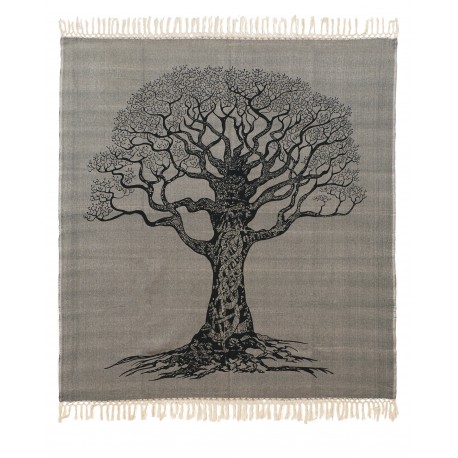 Fouta Jacquard 210x240 + flecos árbol liso