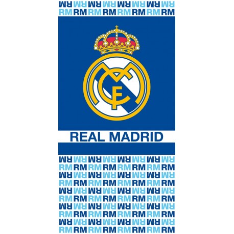 Toalla de playa Real Madrid 70x140 cm 100% algodon licencia oficial RM182091